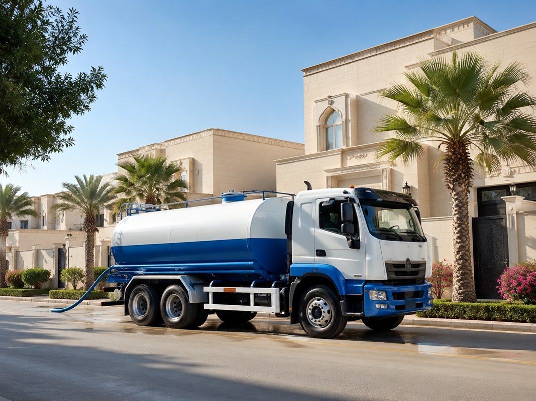 وايت مياه 6 طن داخل أحياء الرياض